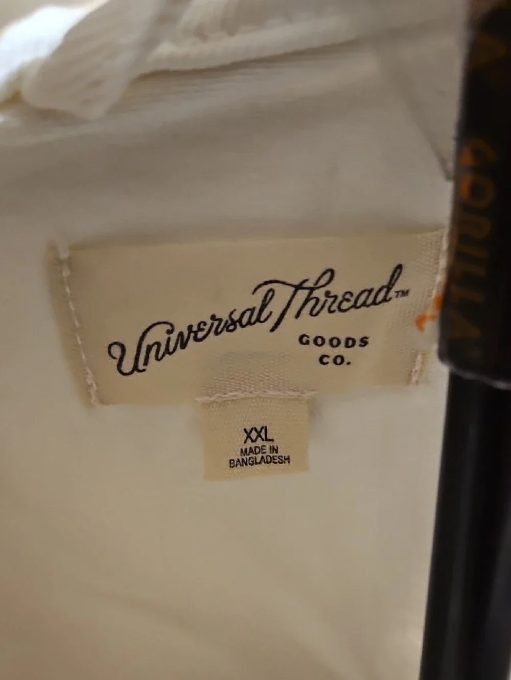 Universal Thread Cream Stud-Trim Utility Jean Jacket